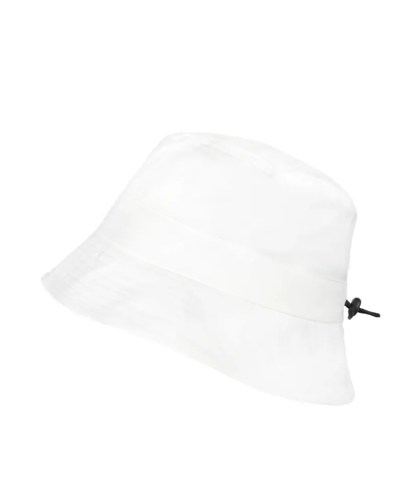 Weißer Hut, zusammenfaltbar in integrierter Tasche – Toutacoo.
