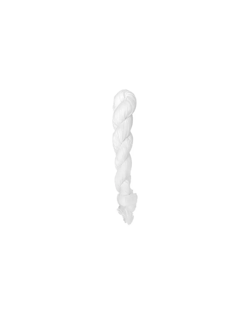 Sciarpa chèche in cotone bianco intrecciato -  Toutacoo