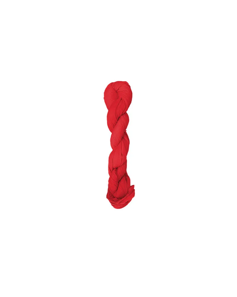 Foulard chèche en coton rouge tressé - Boutique Toutacoo
