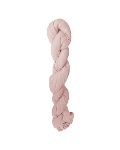 Beige-rosa geflochtener Baumwollschal -  Toutacoo