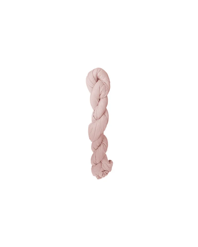 Beige and pink woven cotton cheche scarf - Toutacoo