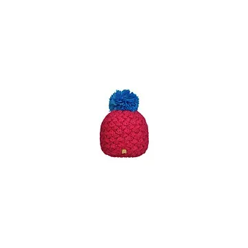 Bonnets unis avec pompons colorés