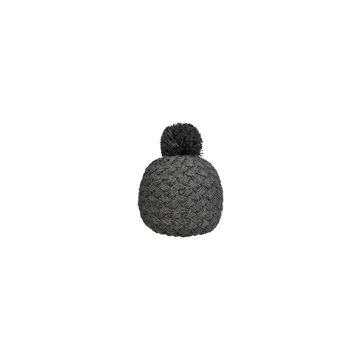 Bonnets tricot unis à pompon