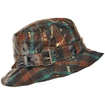 Chapeaux de pluie à Carreaux